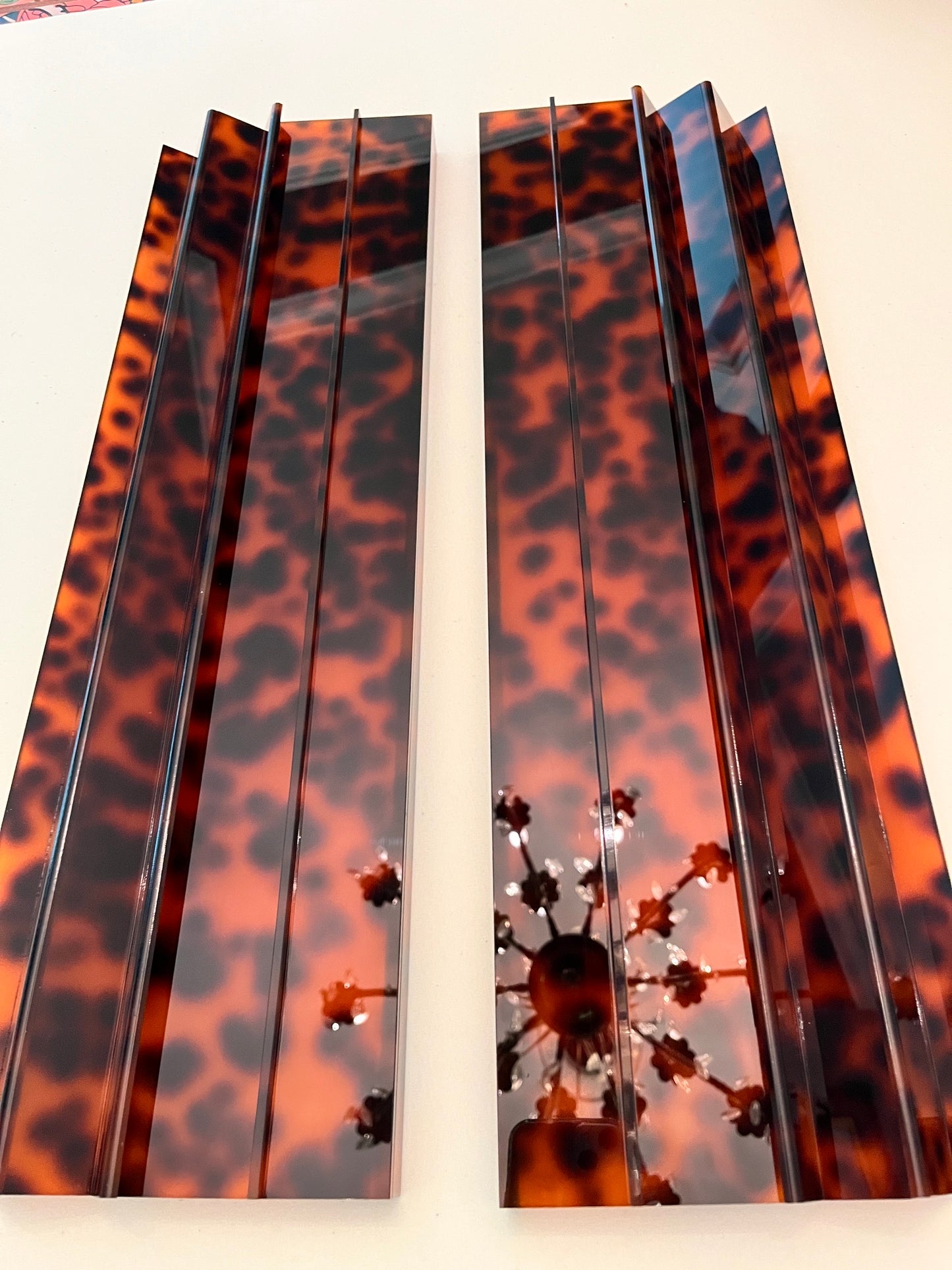 Tortoiseshell Double Racks 20" (*no pushers)
