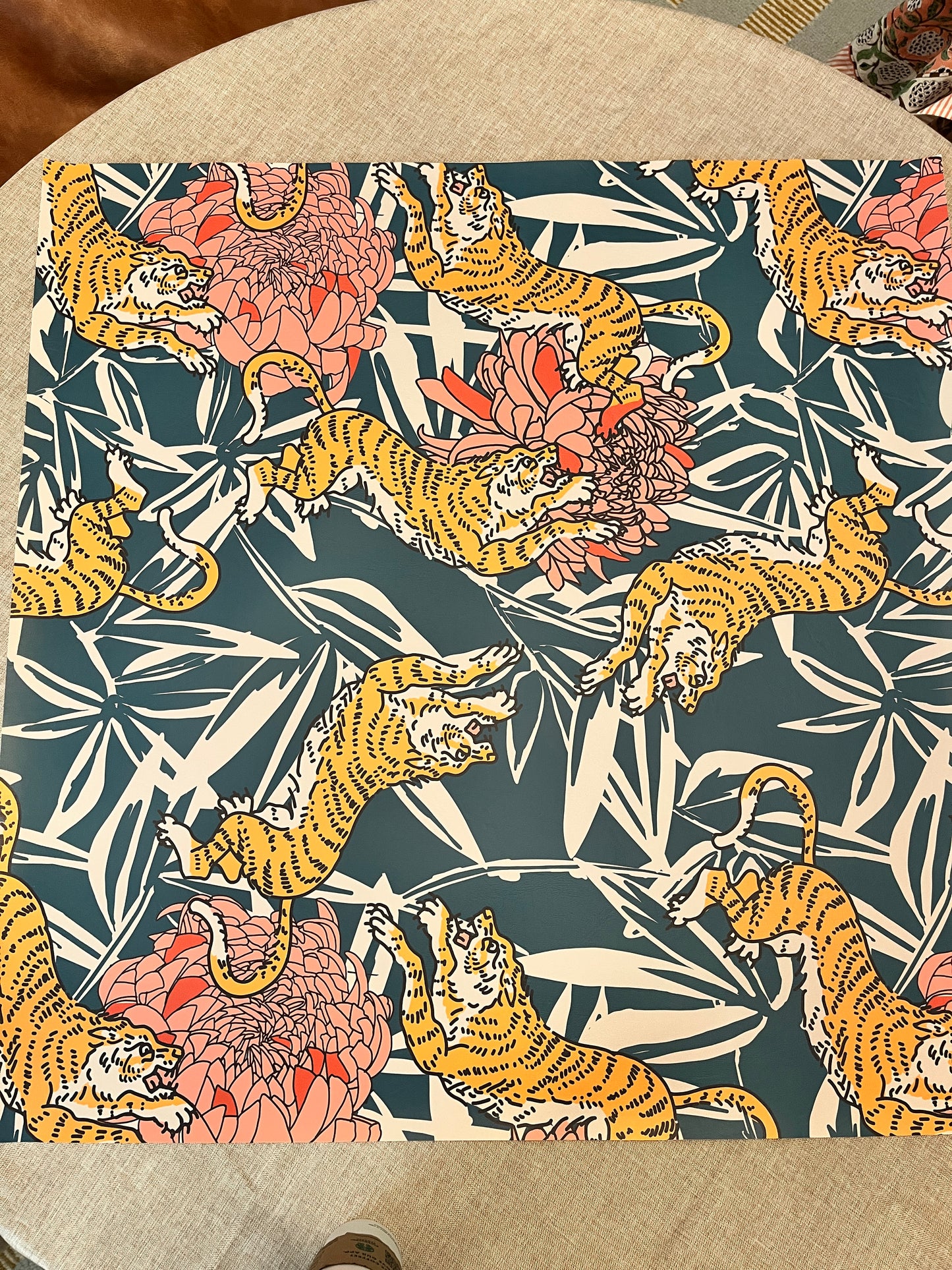 Holli Zollinger Bengal Cora Leatherette Mat