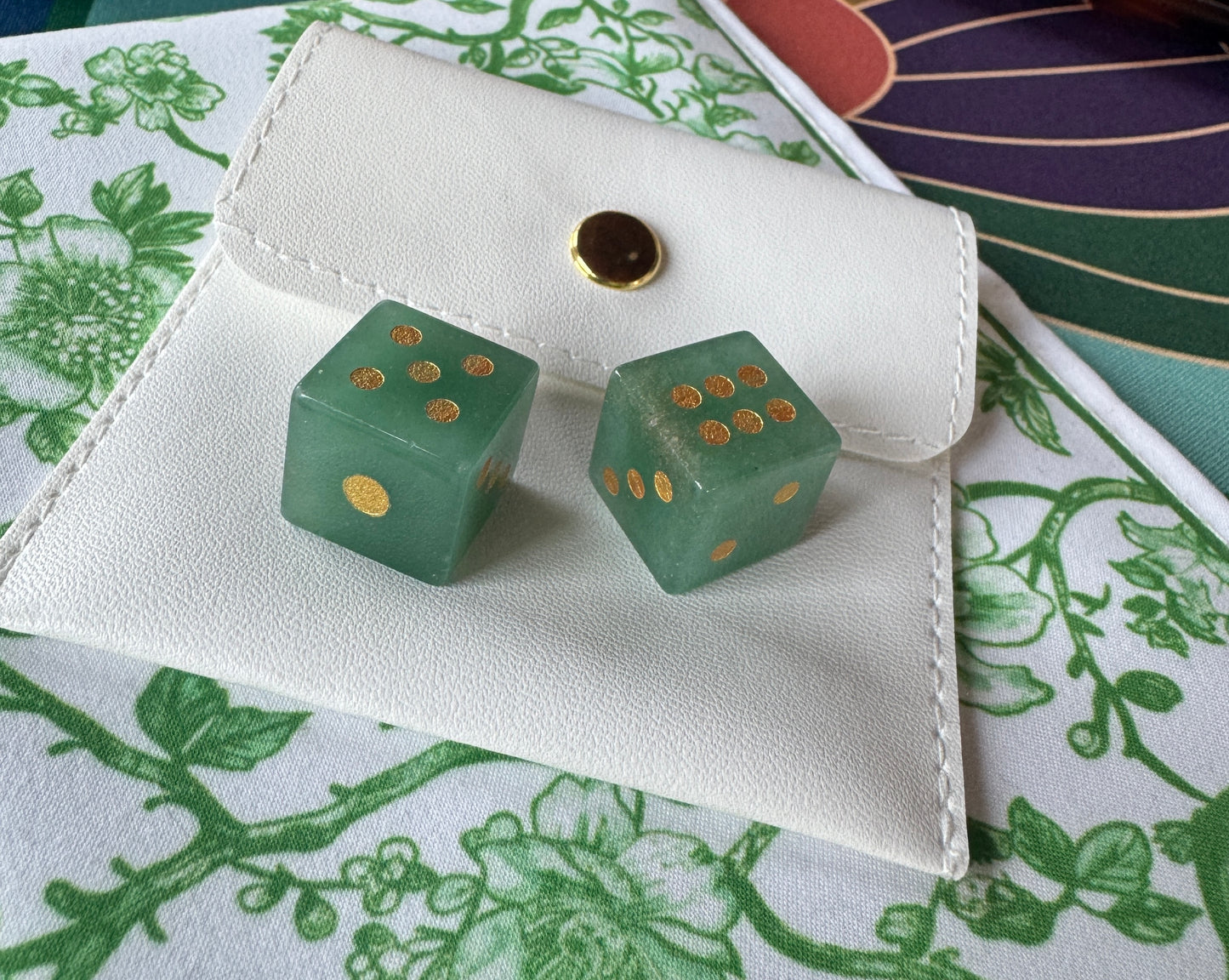 Natural Stone Dice- Set of 2