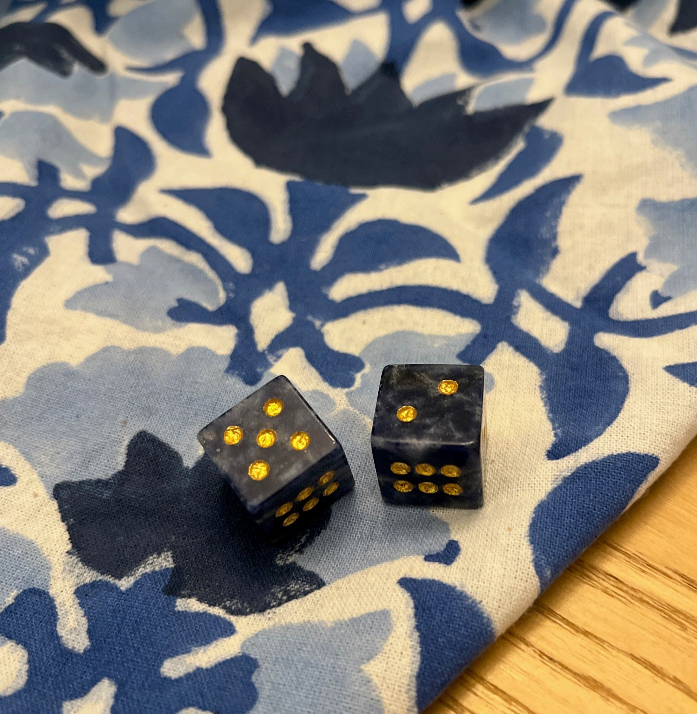 Natural Stone Dice- Set of 2