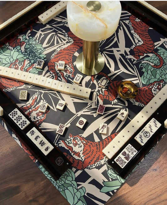 Holli Zollinger Cinnamon Tiger Leatherette Mat