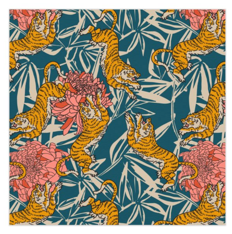 Holli Zollinger Bengal Cora Leatherette Mat