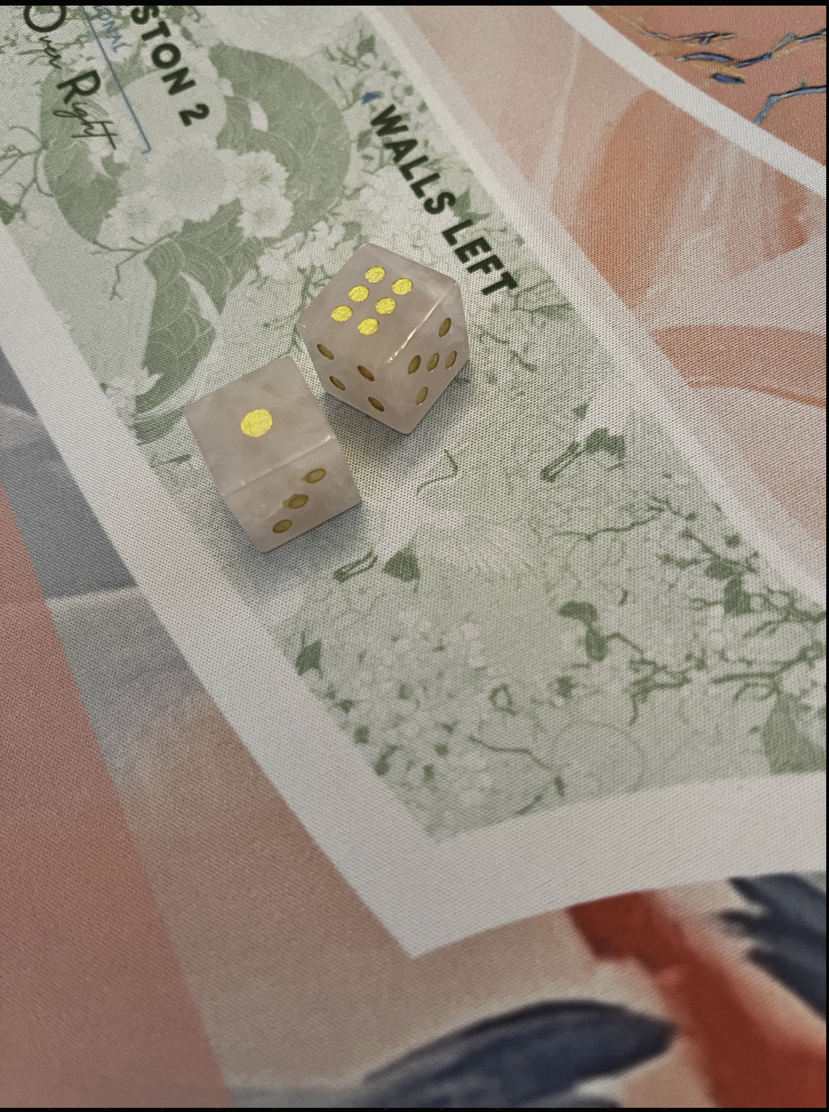 Natural Stone Dice- Set of 2