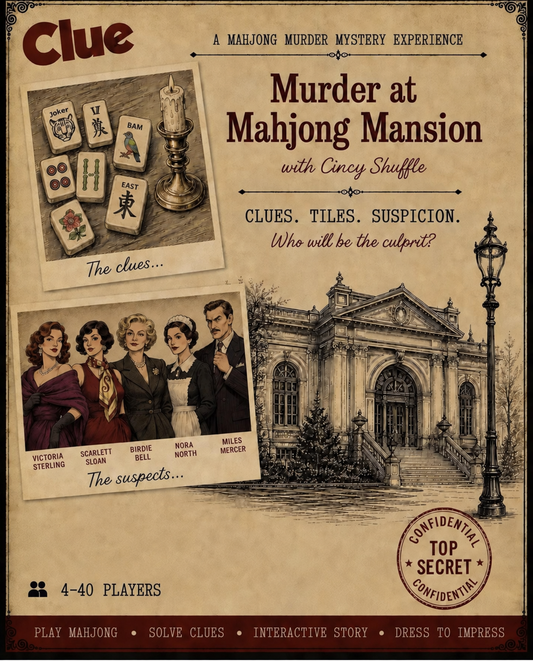 Mahjong Murder Mystery Packet - 20 people